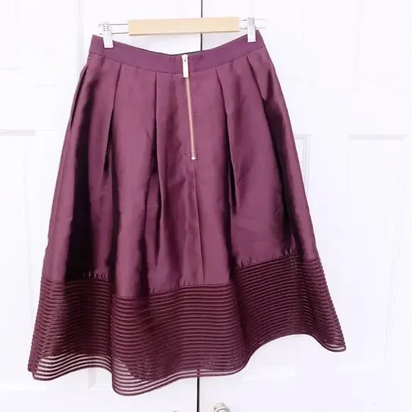 Ted Baker Jurisa Mesh Panelled Full Skirt